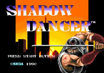 Shadow Dancer - The Secret of Shinobi (World) screen shot title